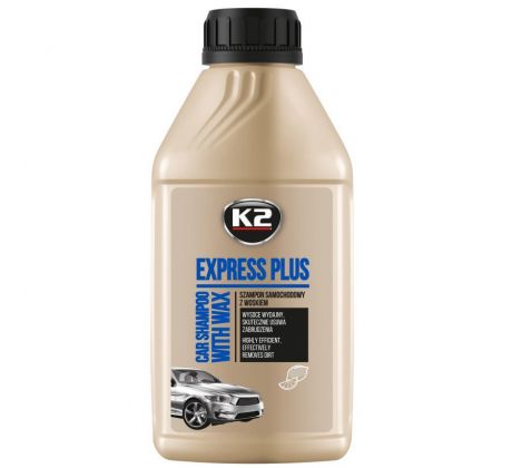 K2 EXPRESS PLUS 500 ml - autošampon s voskem - bílý