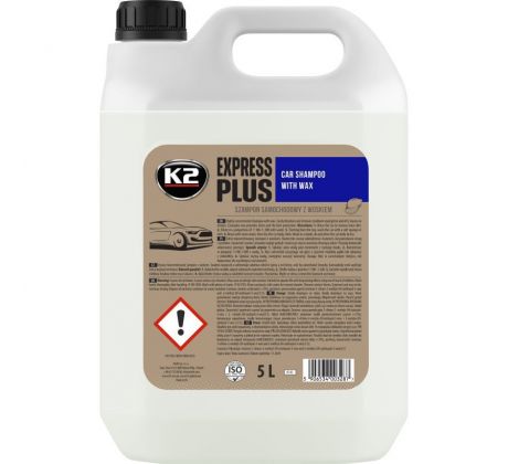 K2 EXPRESS PLUS 5l - autošampon s voskem