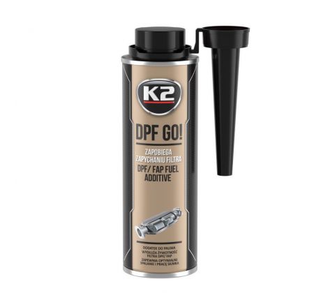 K2 DPF GO! 250 ml - zabraňuje ucpávání dpf filtru