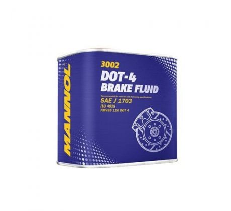 MANNOL 3002 DOT-4 BRAKE FLUID 500ml - brzdová kapalina